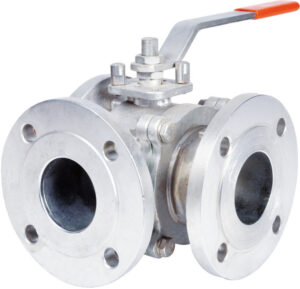 3-way Ball Valve Class 150 | 300 Floating Ball Flanged