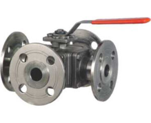 4-way Ball Valve Class 150 Floating Ball Flanged