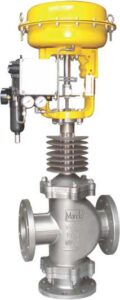 3-way Pneumatic Diaphram Operated Control Valve Bolted Bonnet, for Mixing /Diverting