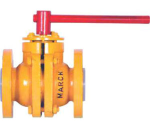 SG Iron FEP / PFA Lined Two Piece Design Ball Valve Class 150
