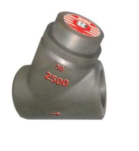 Forged Steel Class 2500 y Type Welded Cover Non Return Valve