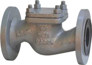 Check Valve PN 40 Rating Piston Lift Type Bolted Cover